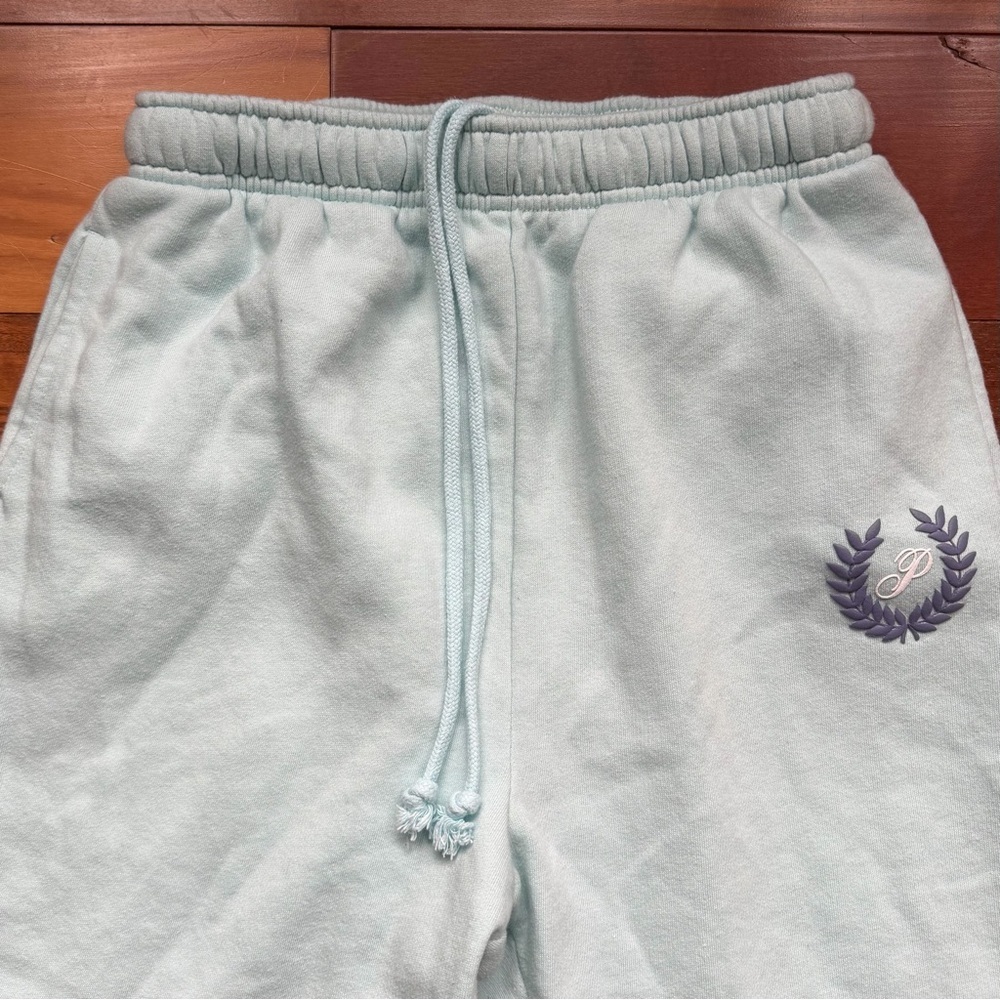 VS PINK Everyday Fleece High Waist Sweatpants in Blue Opal - Picture 5 of 11